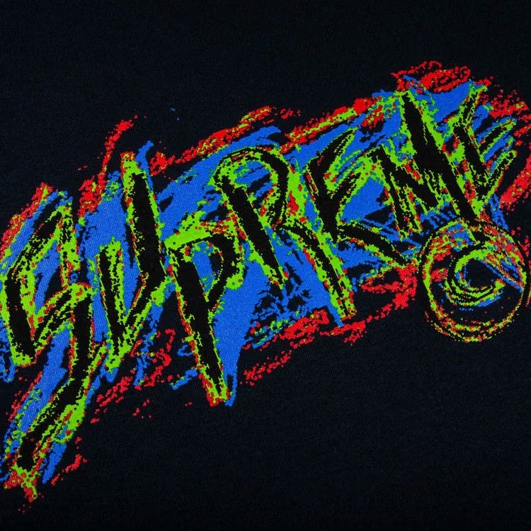 Supreme Scratch T-Shirt Navy