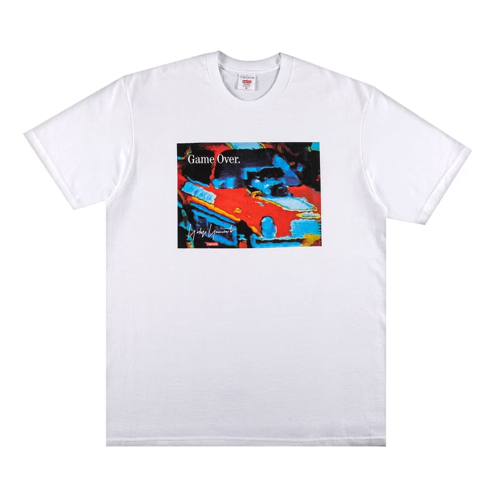 Supreme x Yohji Yamamoto Game Over T-Shirt White