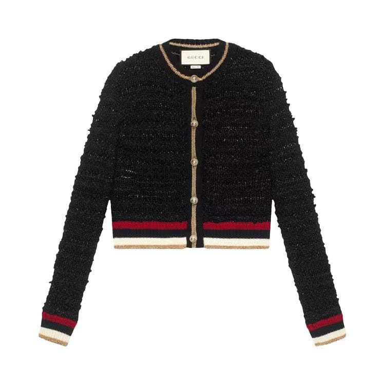 Gucci Knitted Cardigan Black