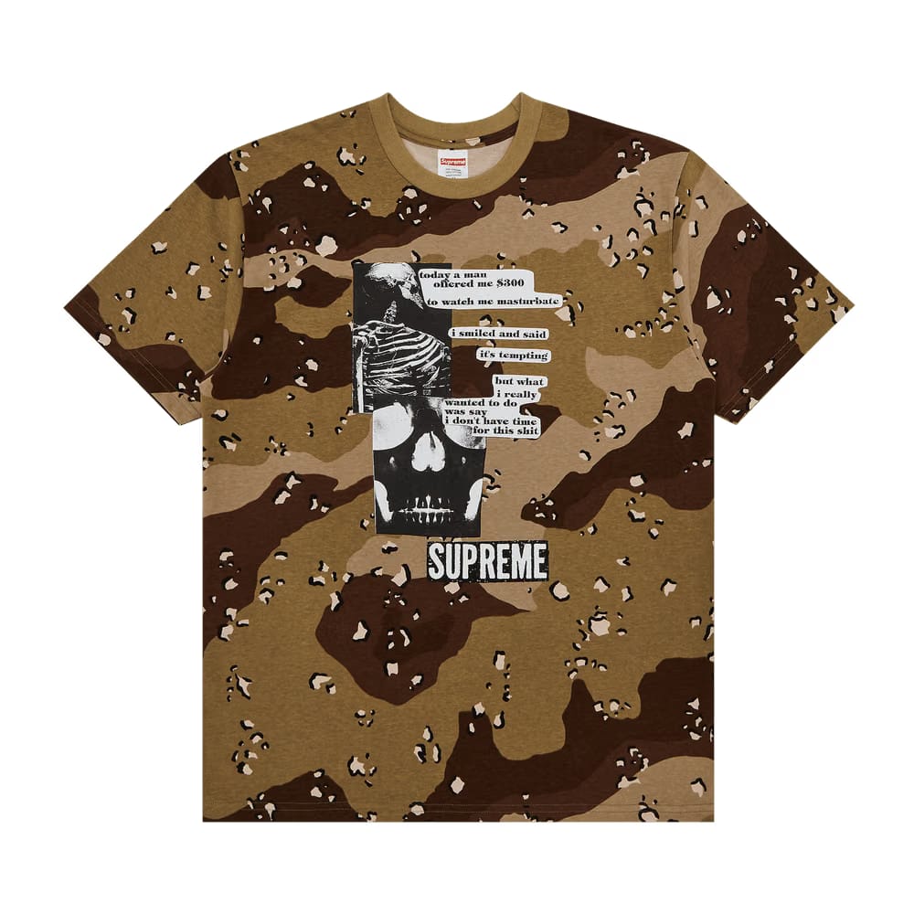 Supreme Anatomy T-Shirt Chocolate Chip Camo