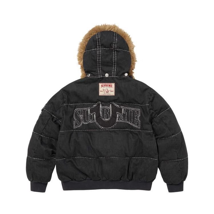 Supreme x True Religion Puffer Jacket Black