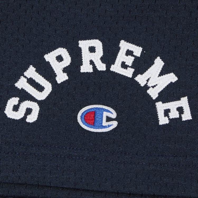 Supreme x Champion Mesh Shorts Navy