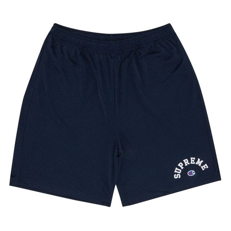 Supreme x Champion Mesh Shorts Navy