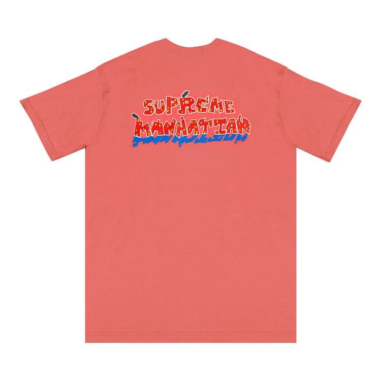 Supreme Manhattan T-Shirt Bright Coral