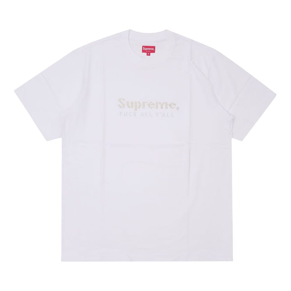 Supreme Gold Bars T-Shirt White