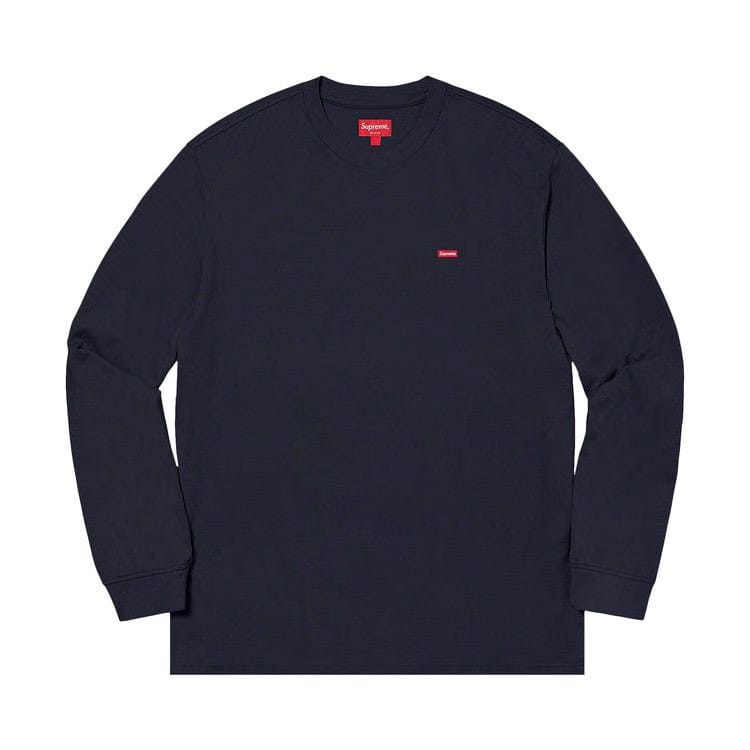 Supreme Small Box Long-Sleeve T-Shirt Navy