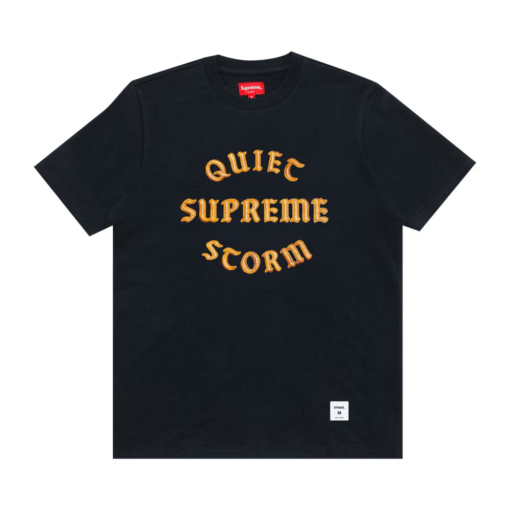 Supreme Quiet Storm Shorts-Sleeve Top Navy