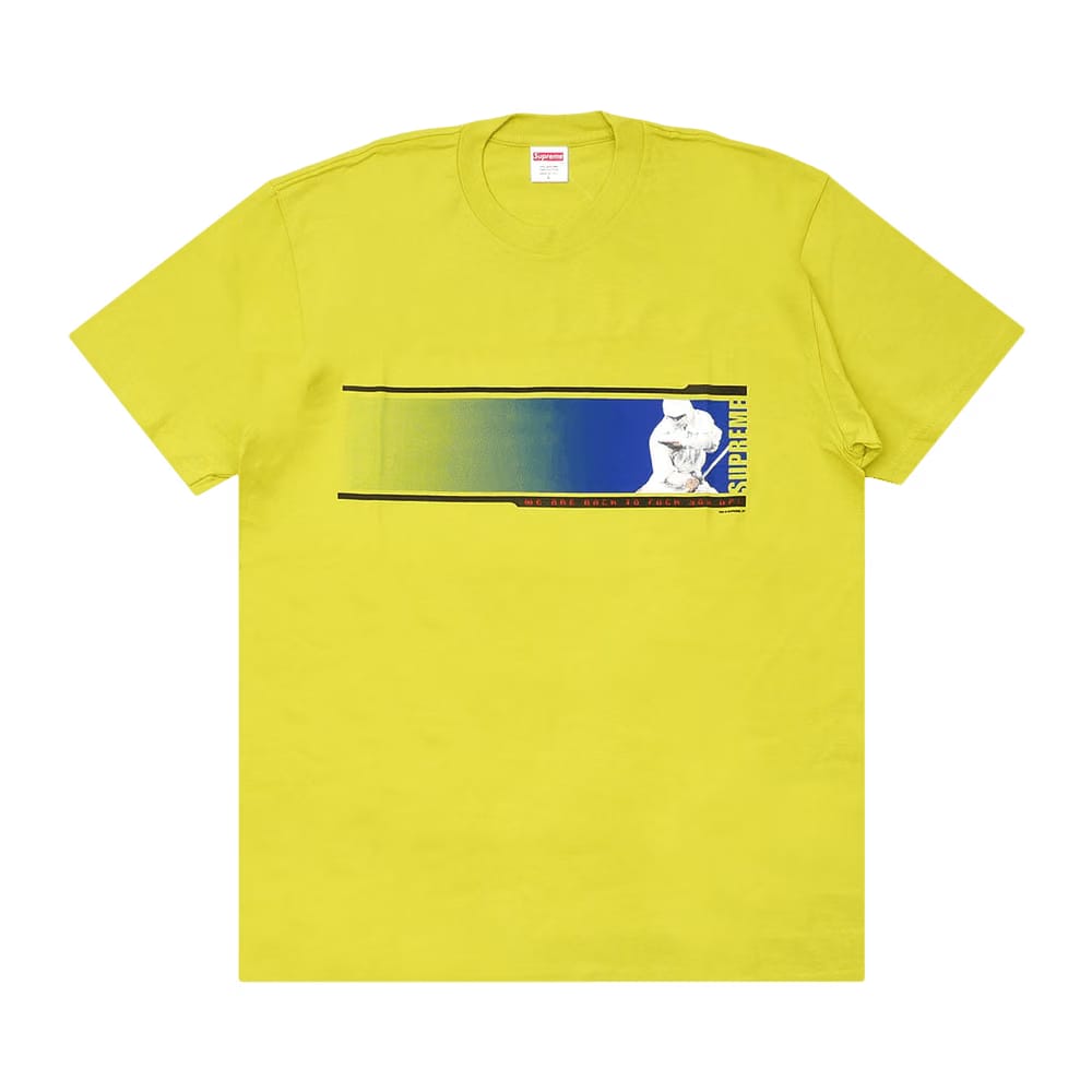 Supreme We're Back T-Shirt Sulfur