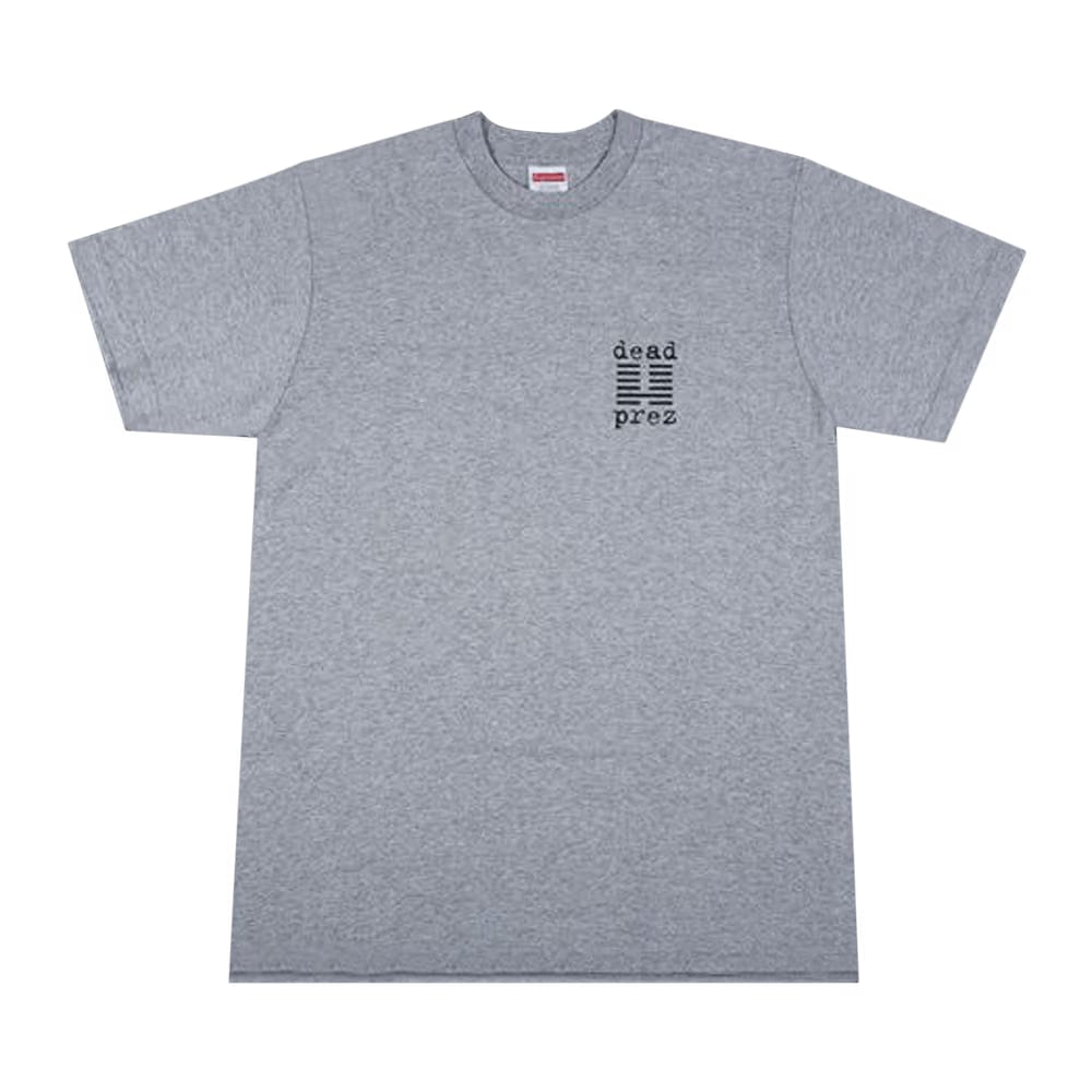 Supreme x Dead Prez T-Shirt Grey