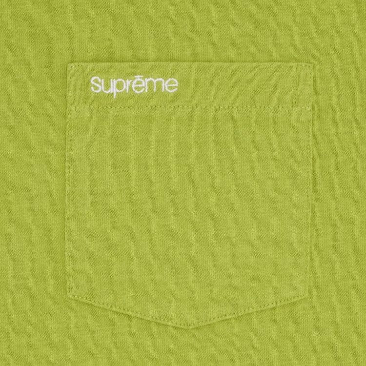 Supreme Shorts-Sleeve Pocket T-Shirt Pale Green