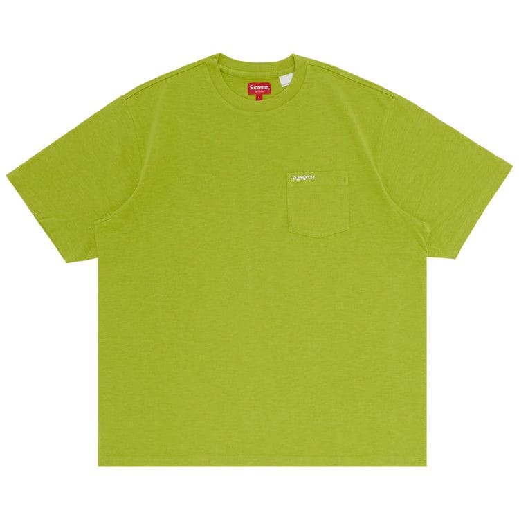 Supreme Shorts-Sleeve Pocket T-Shirt Pale Green