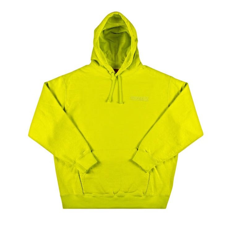 Supreme x Smurfs Hoodie Acid Green