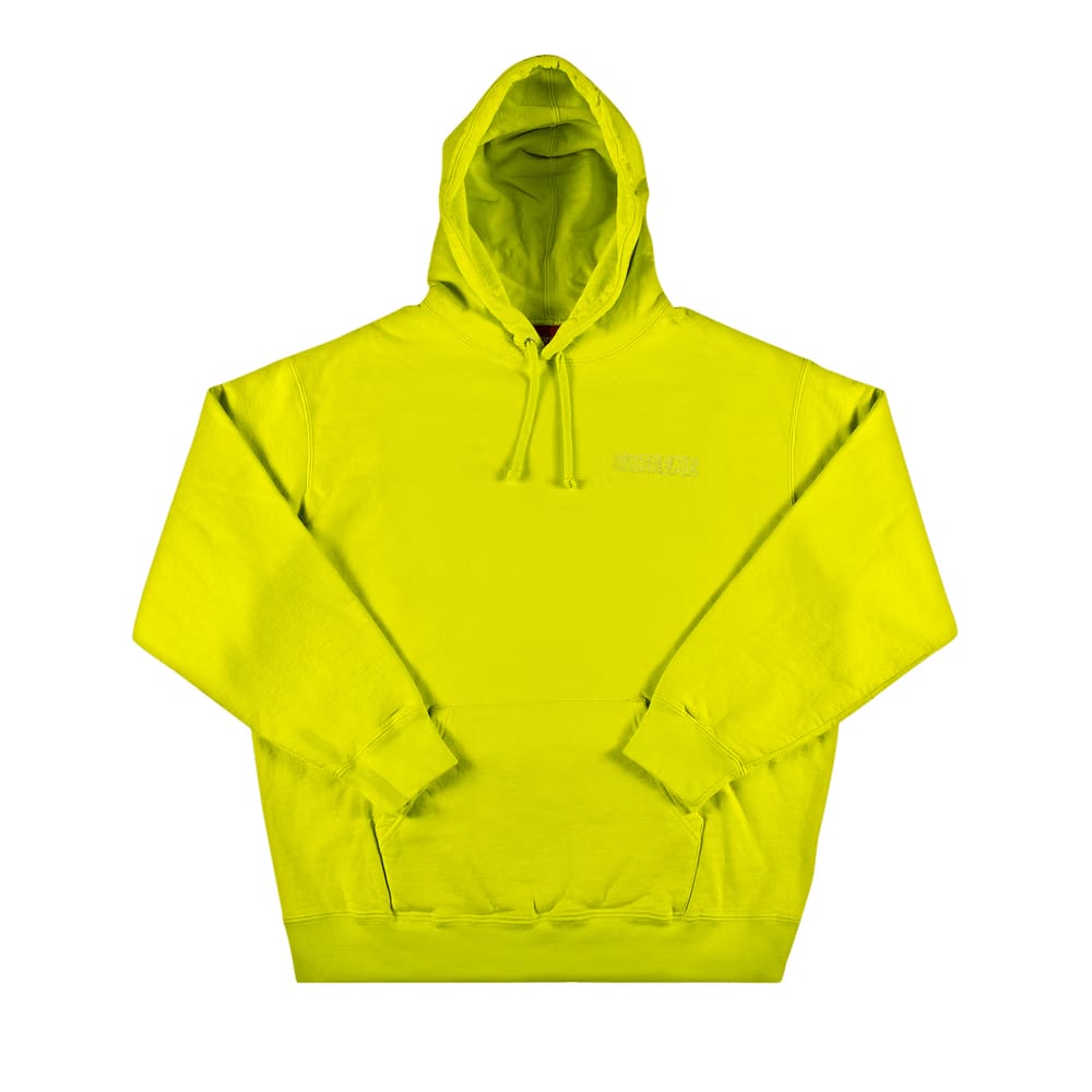 Supreme x Smurfs Hoodie Acid Green
