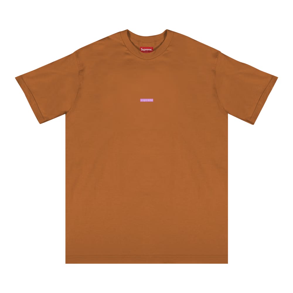 Supreme Typewriter Shorts-Sleeve Top Rust
