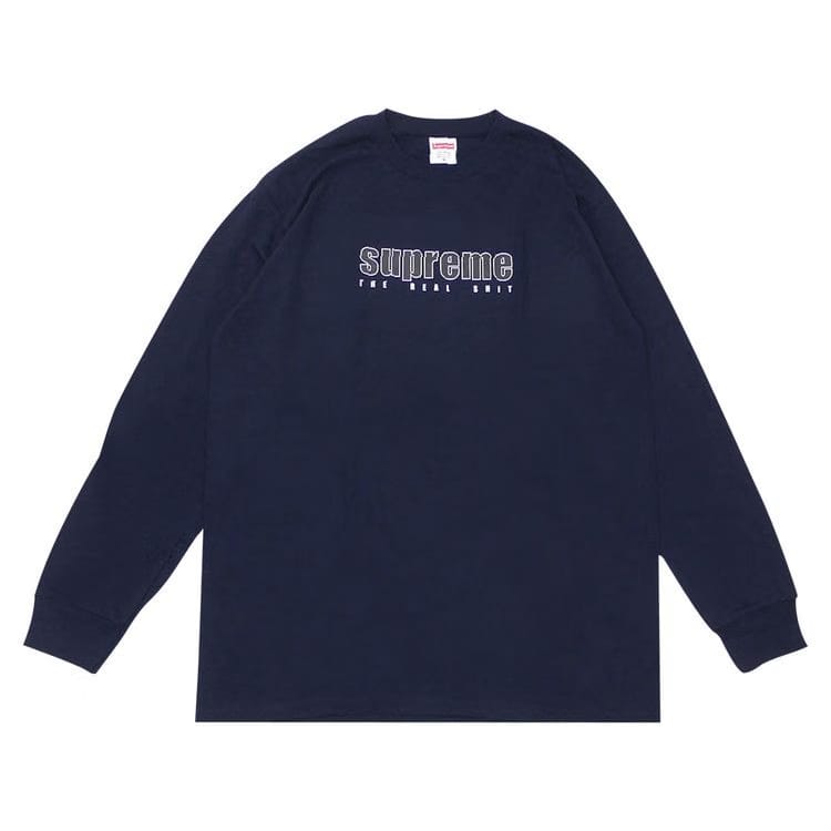 Supreme The Real Shit Long-Sleeve T-Shirt Navy