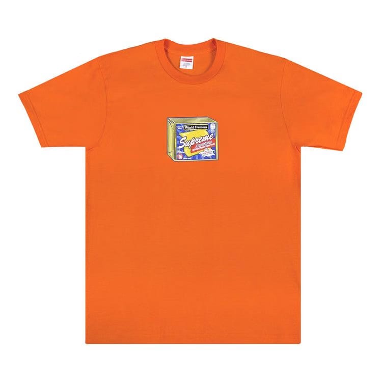 Supreme Cheese T-Shirt Orange