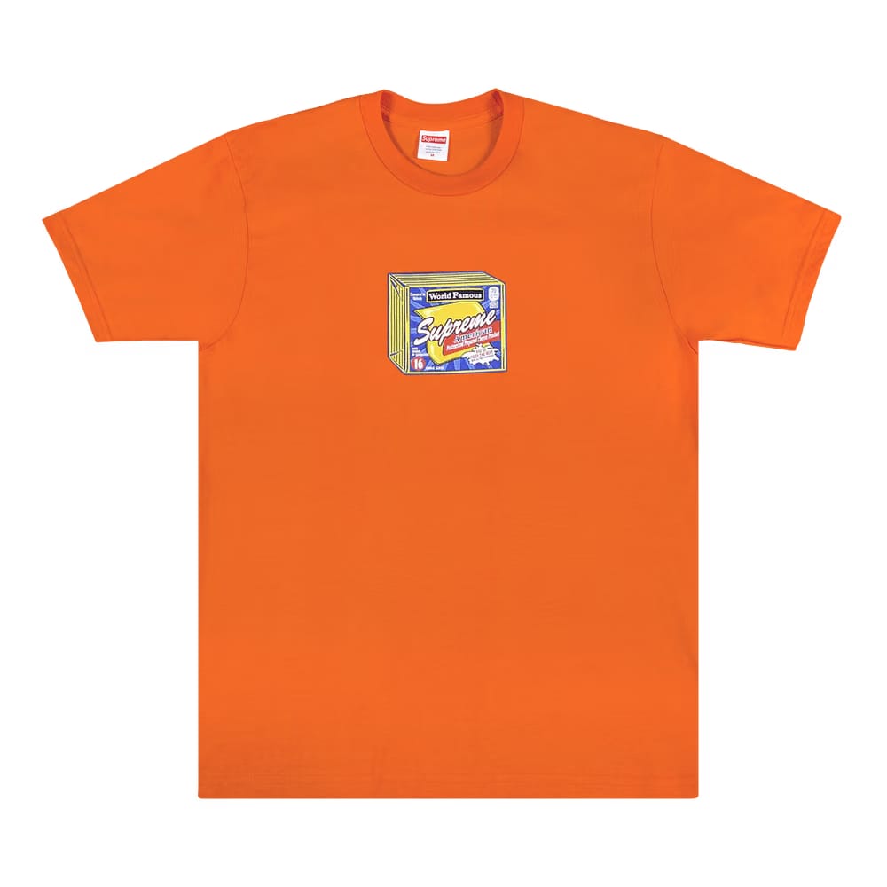 Supreme Cheese T-Shirt Orange