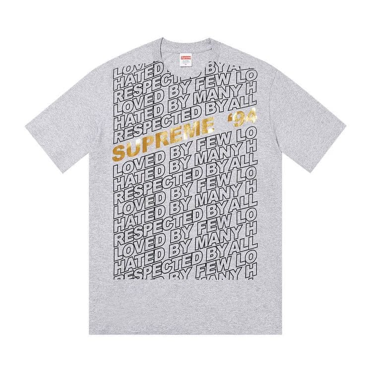 Supreme Respected T-Shirt Heather Grey