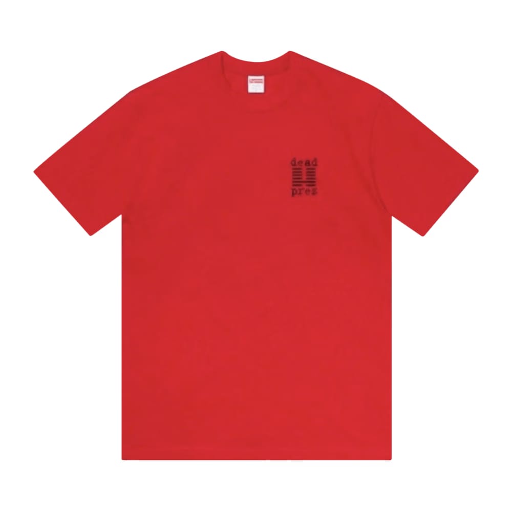 Supreme x Dead Prez T-Shirt Red