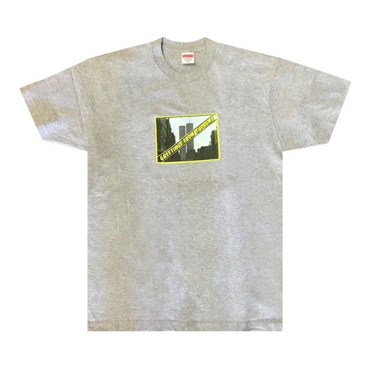 Supreme Greetings T-Shirt Heather Grey