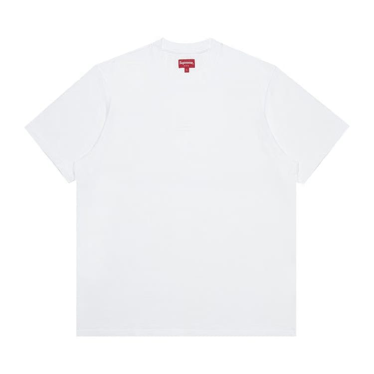Supreme High Density Small Box Shorts-Sleeve Top White