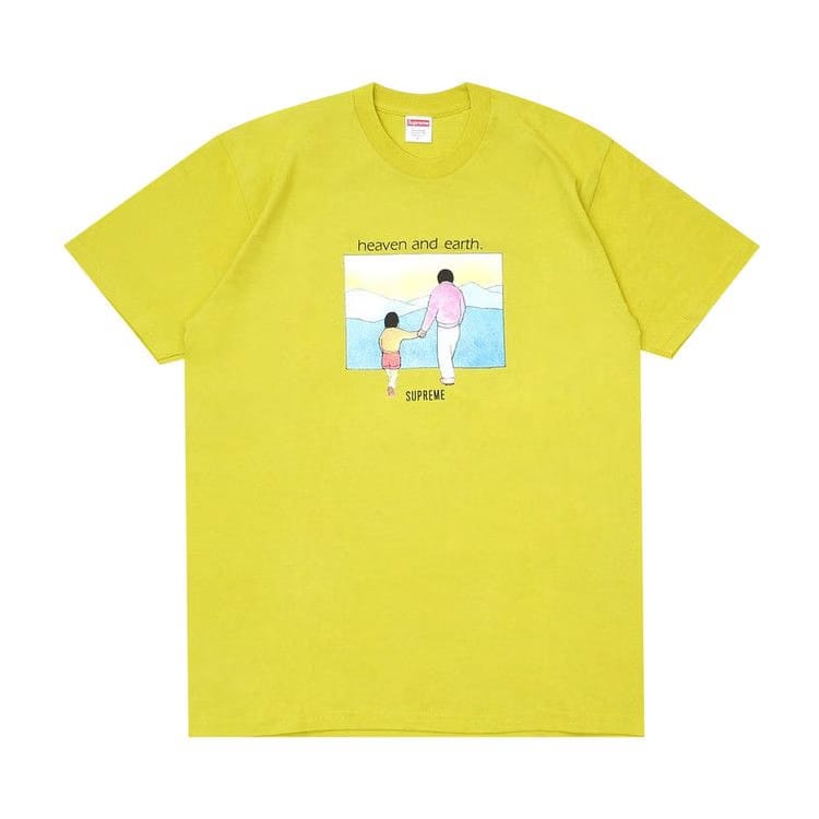 Supreme Heaven And Earth T-Shirt Sulfur