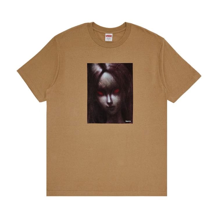Supreme Red Eyes T-Shirt Khaki