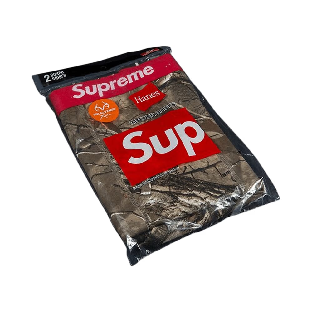 Supreme x Hanes Realtree Boxer Briefs Realtree