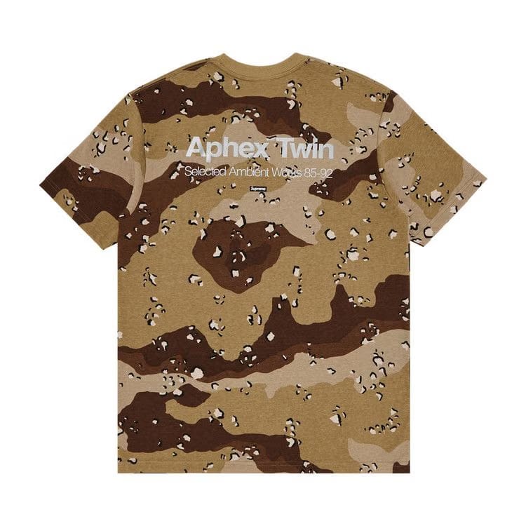 Supreme x Aphex Twin Ambient Works T-Shirt Chocolate Chip Camo