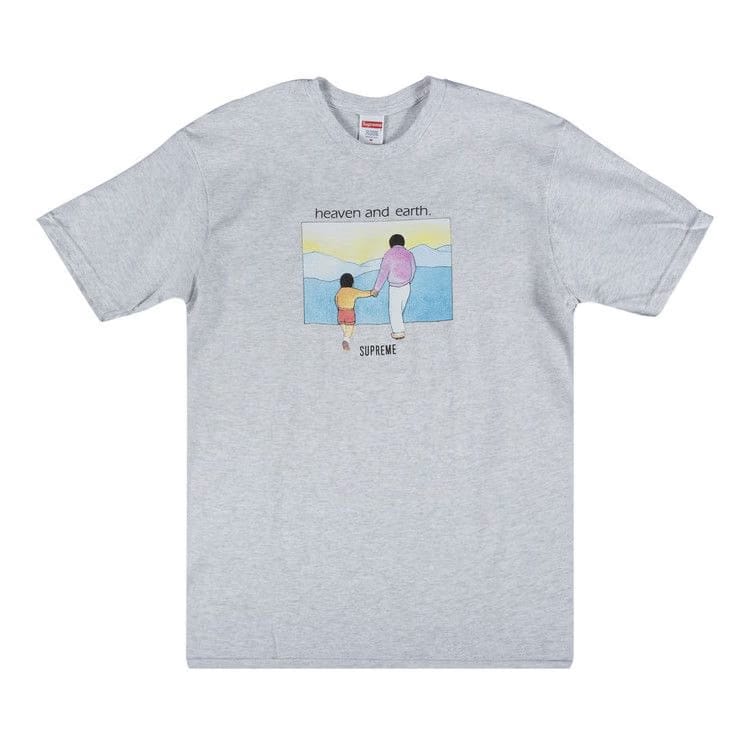 Supreme Heaven And Earth T-Shirt Ash Grey