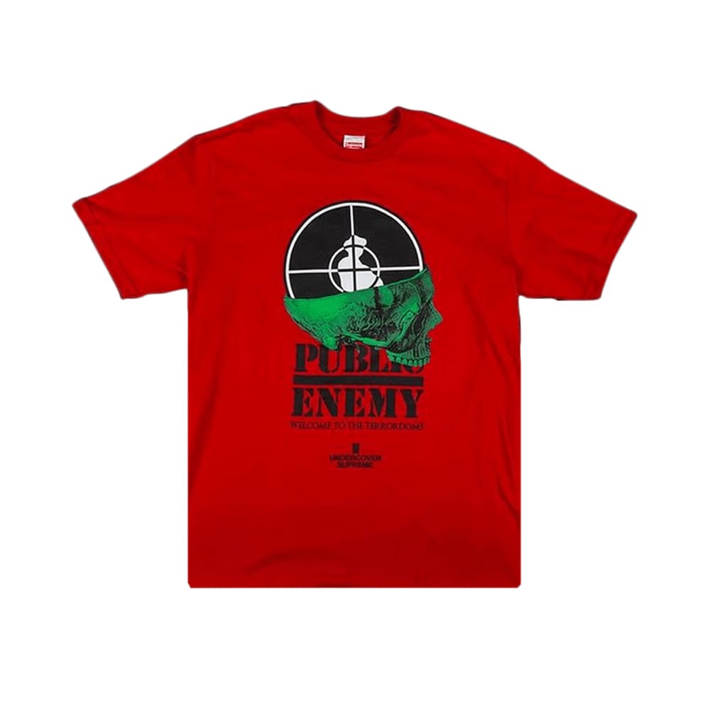 Supreme x Undercover x Public Enemy Terrordome T-Shirt Red