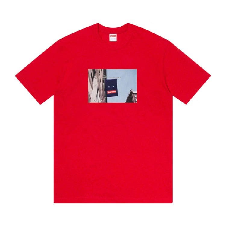 Supreme Banner T-Shirt Red