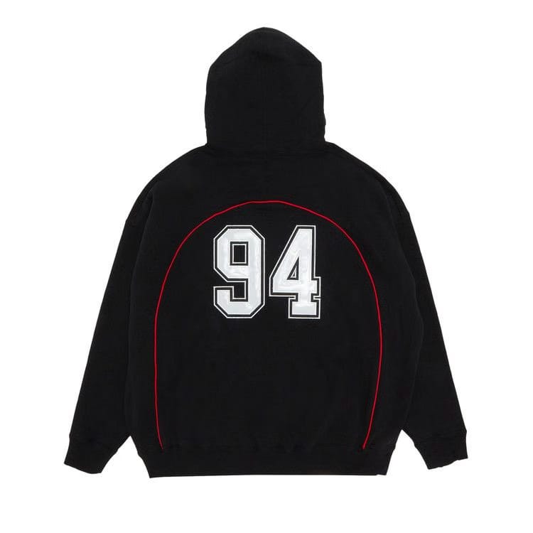 Supreme Boxy Piping Arc Hoodie Black