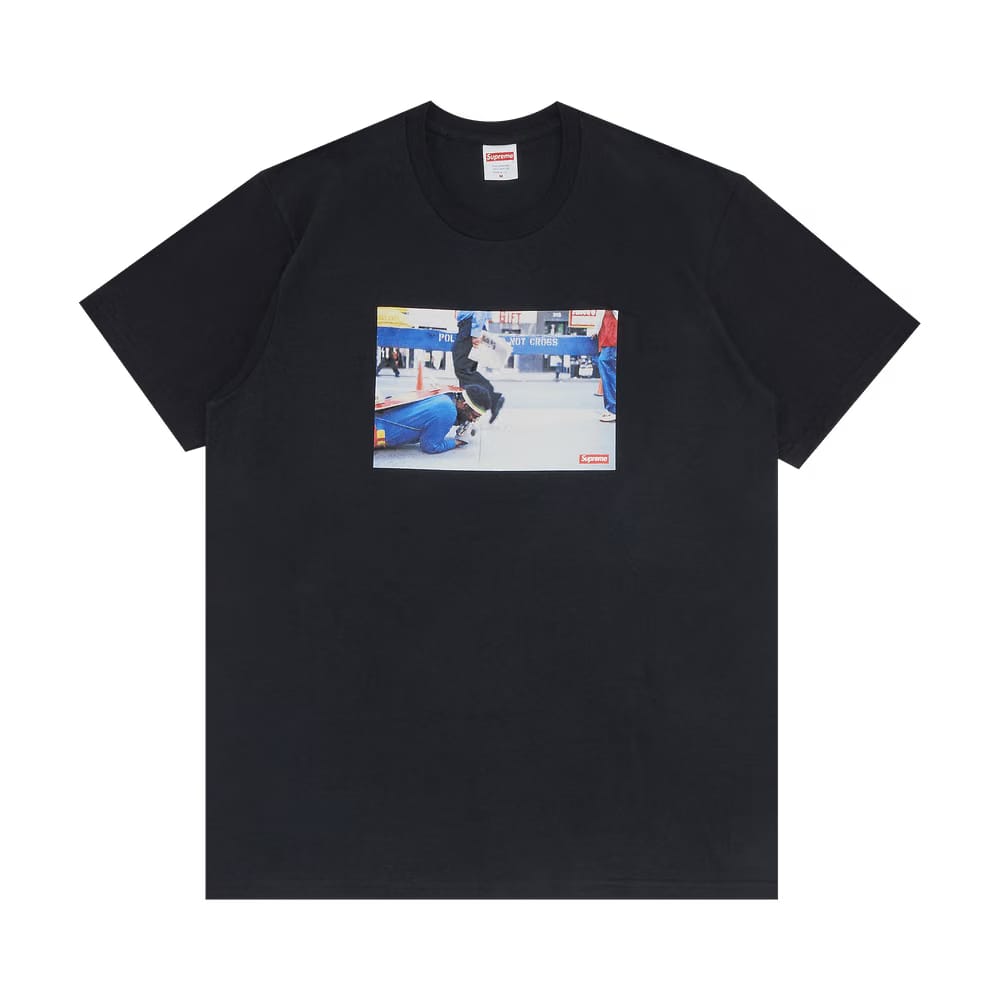 Supreme x Pope.L Training Crawl T-Shirt Black