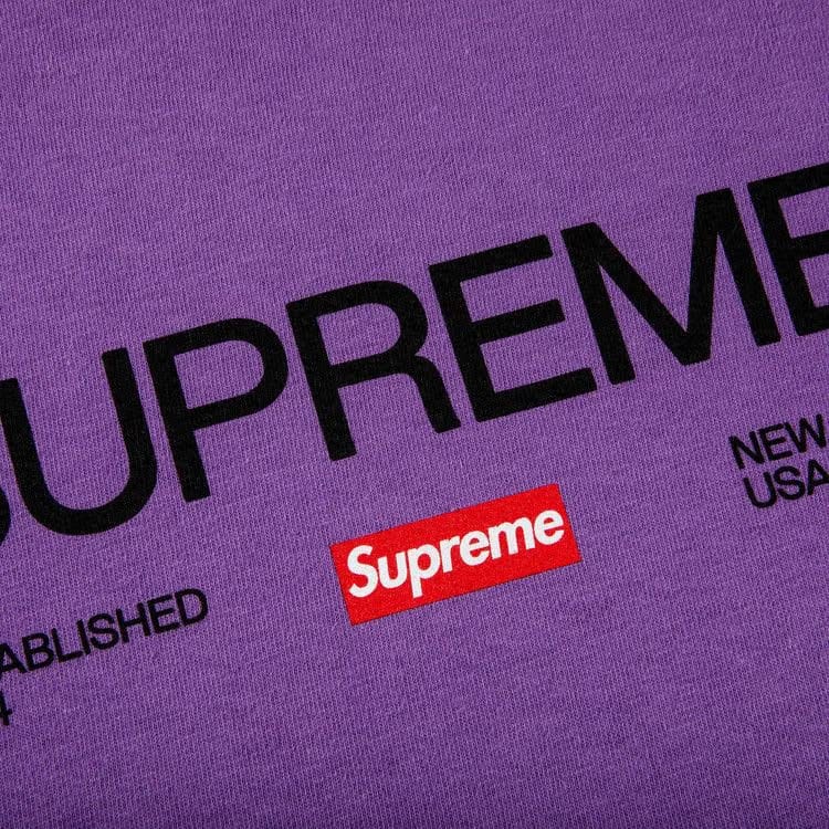 Supreme Est. 1994 T-Shirt Purple
