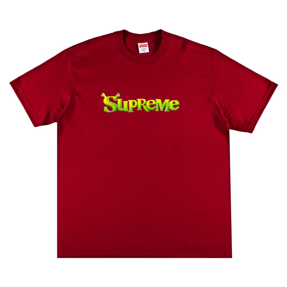 Supreme Shrek T-Shirt Cardinal