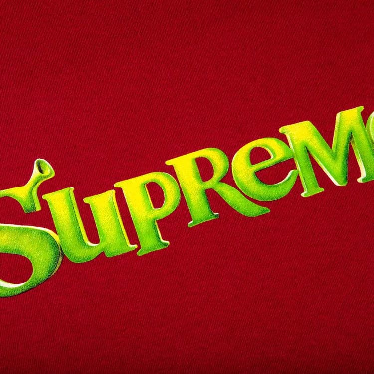 Supreme Shrek T-Shirt Cardinal