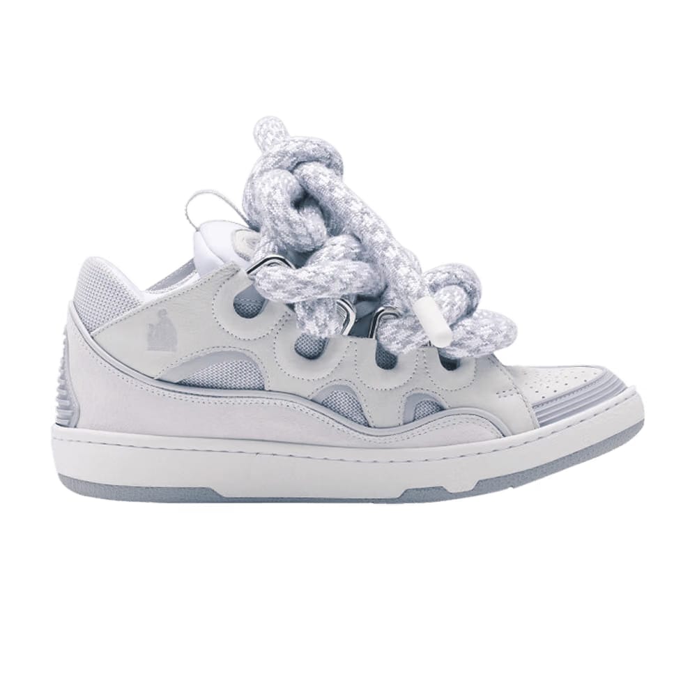 Lanvin Wmns Curb Sneakers 'Snake Laces - White'