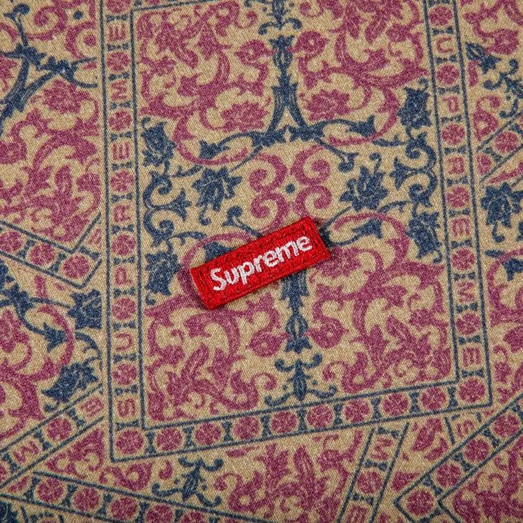 Supreme Small Box T-Shirt Khaki Floral Cards
