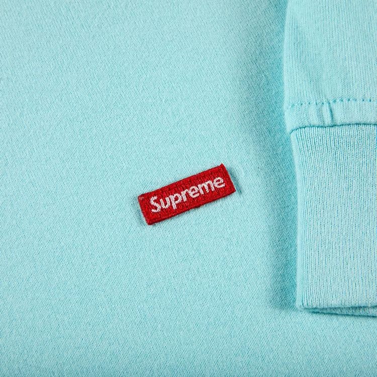 Supreme Small Box Long-Sleeve T-Shirt Cyan