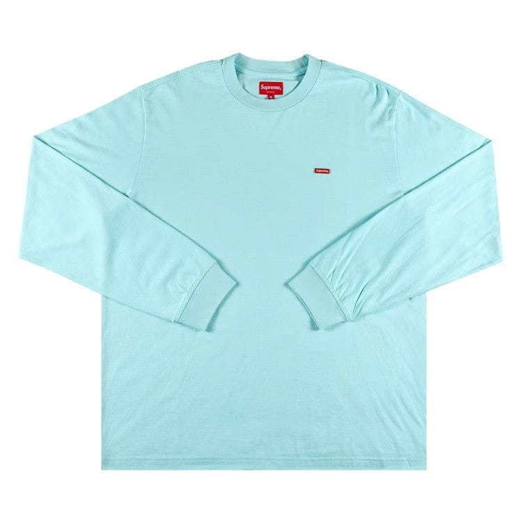 Supreme Small Box Long-Sleeve T-Shirt Cyan