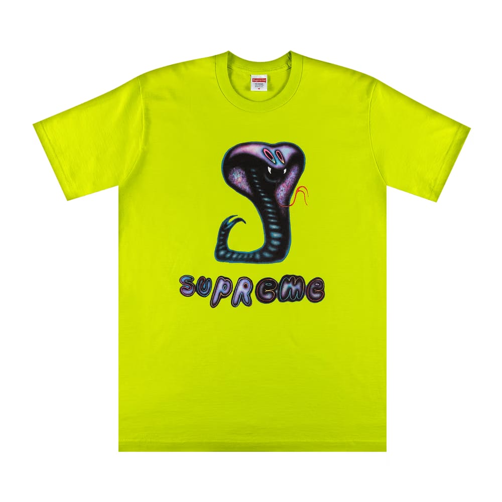 Supreme Snake T-Shirt Bright Green