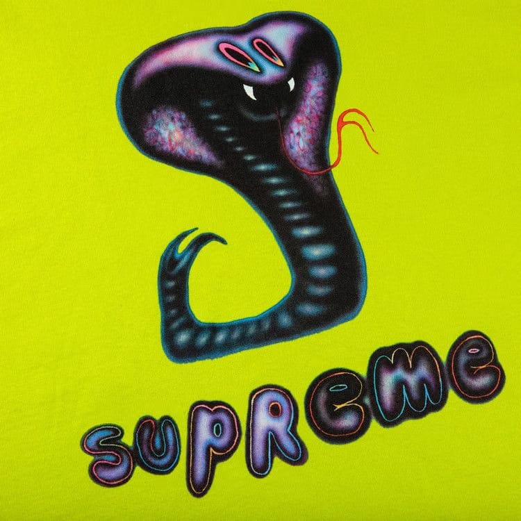 Supreme Snake T-Shirt Bright Green