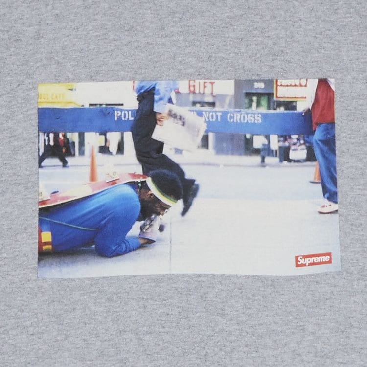 Supreme x Pope.L Training Crawl T-Shirt Heather Grey