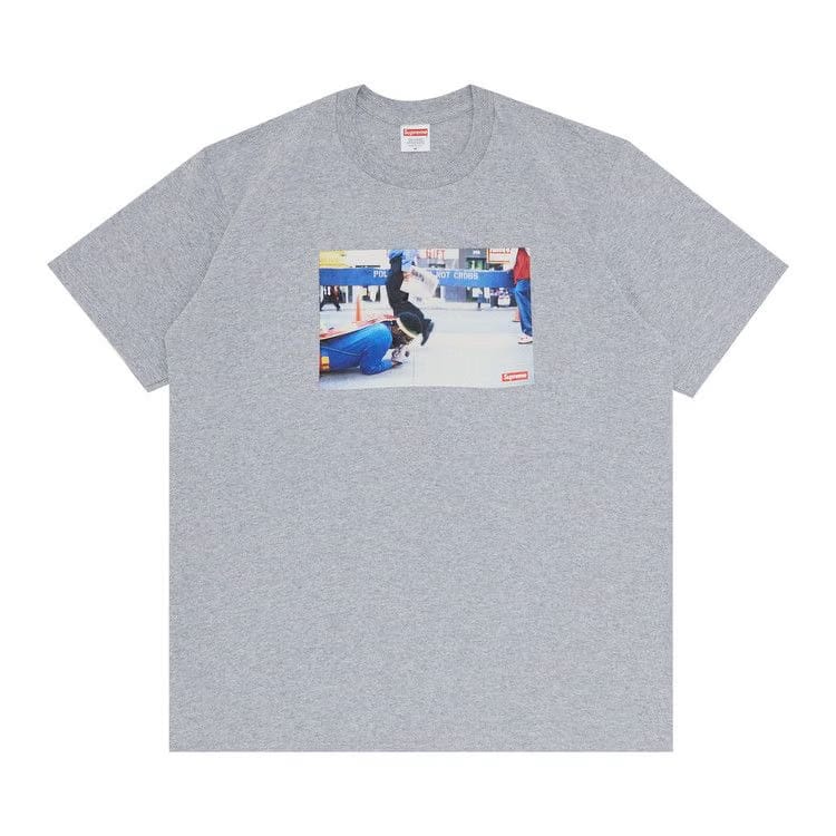 Supreme x Pope.L Training Crawl T-Shirt Heather Grey