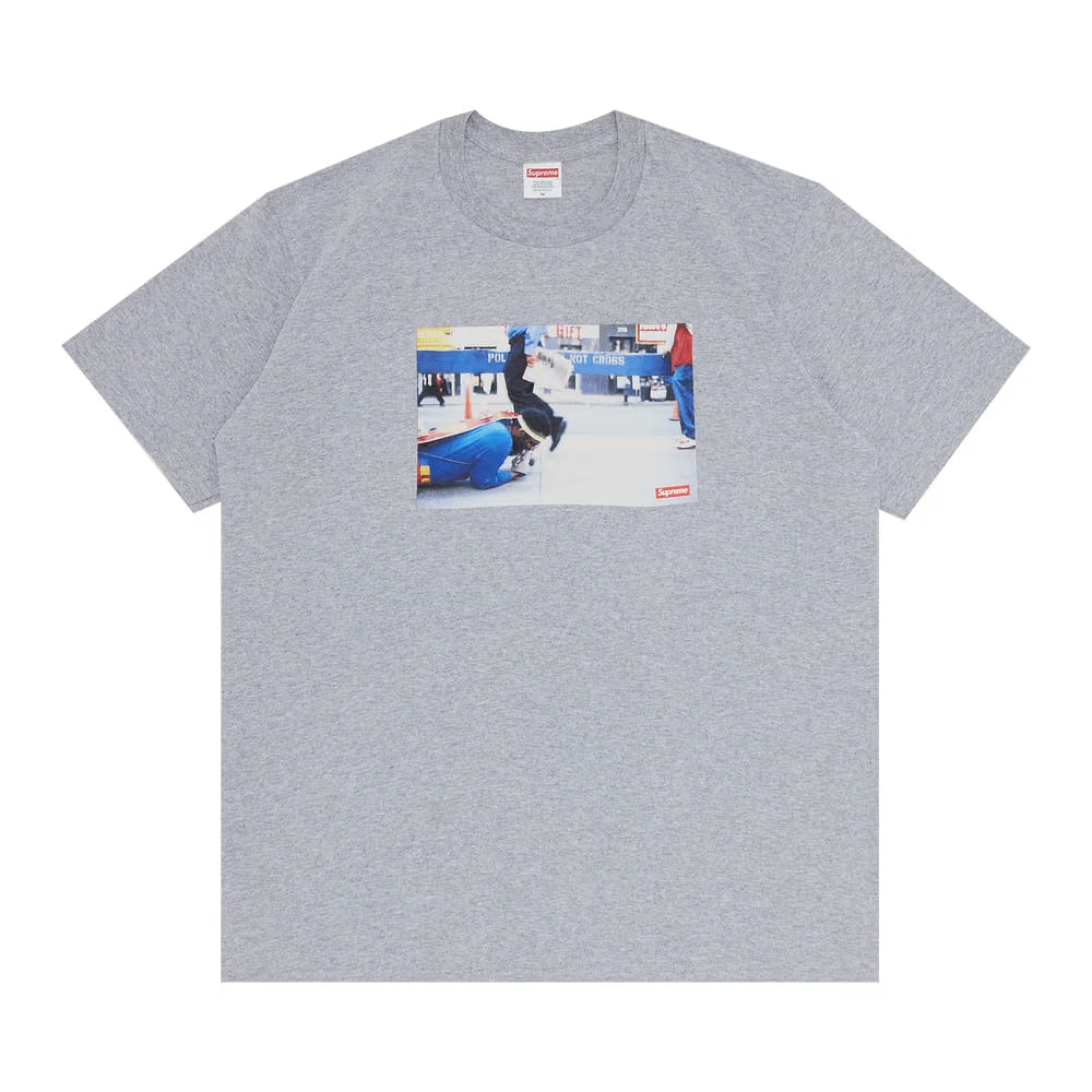 Supreme x Pope.L Training Crawl T-Shirt Heather Grey