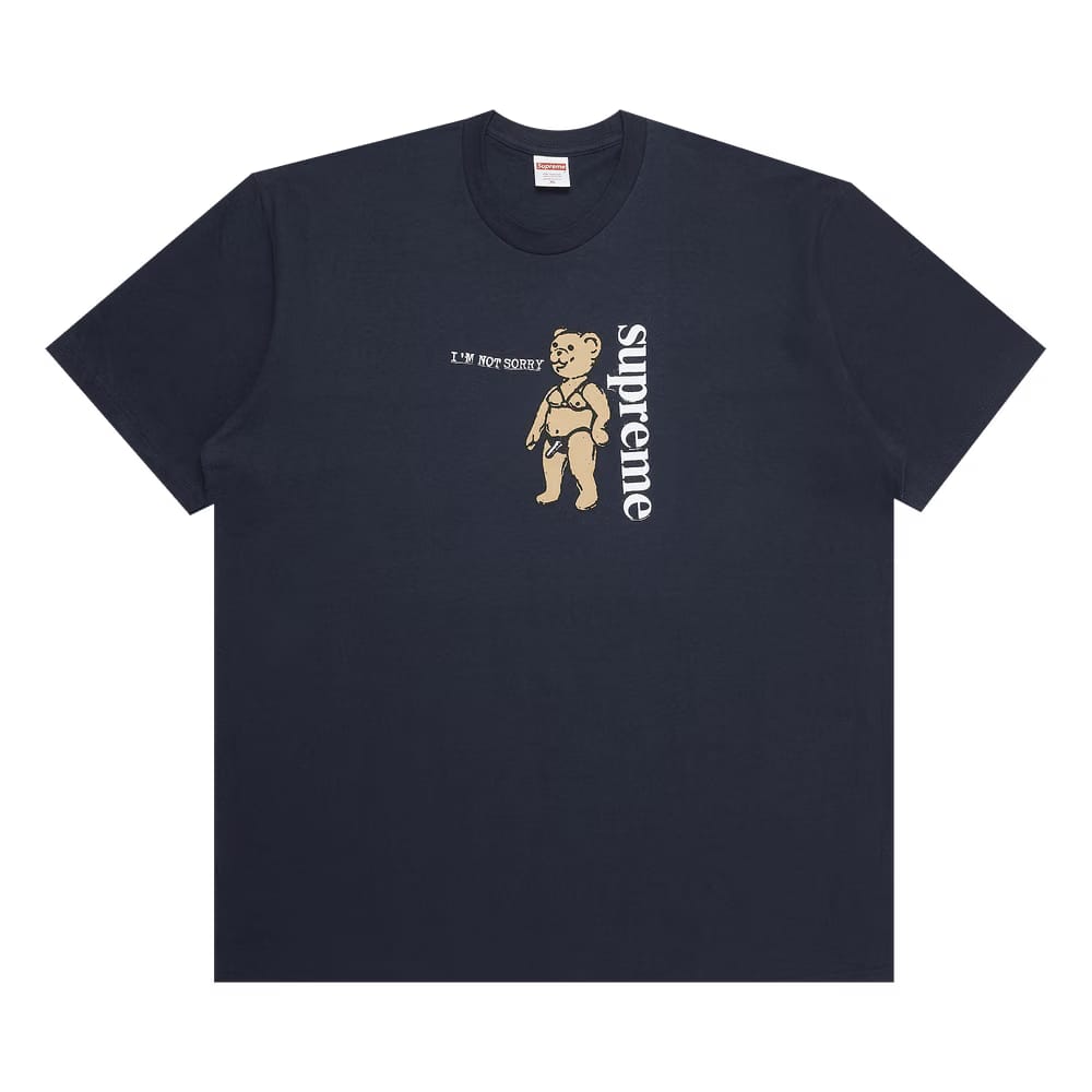 Supreme Not Sorry T-Shirt Navy