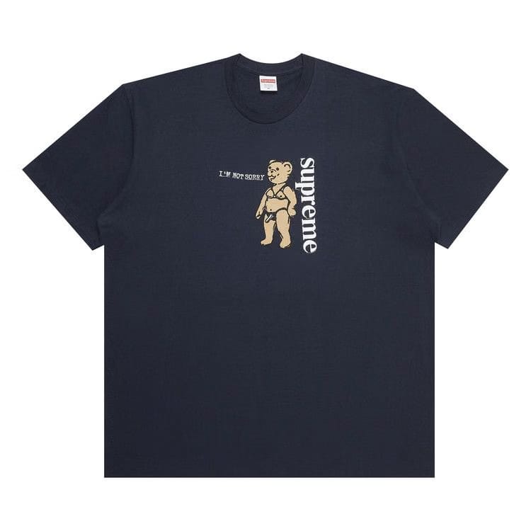 Supreme Not Sorry T-Shirt Navy