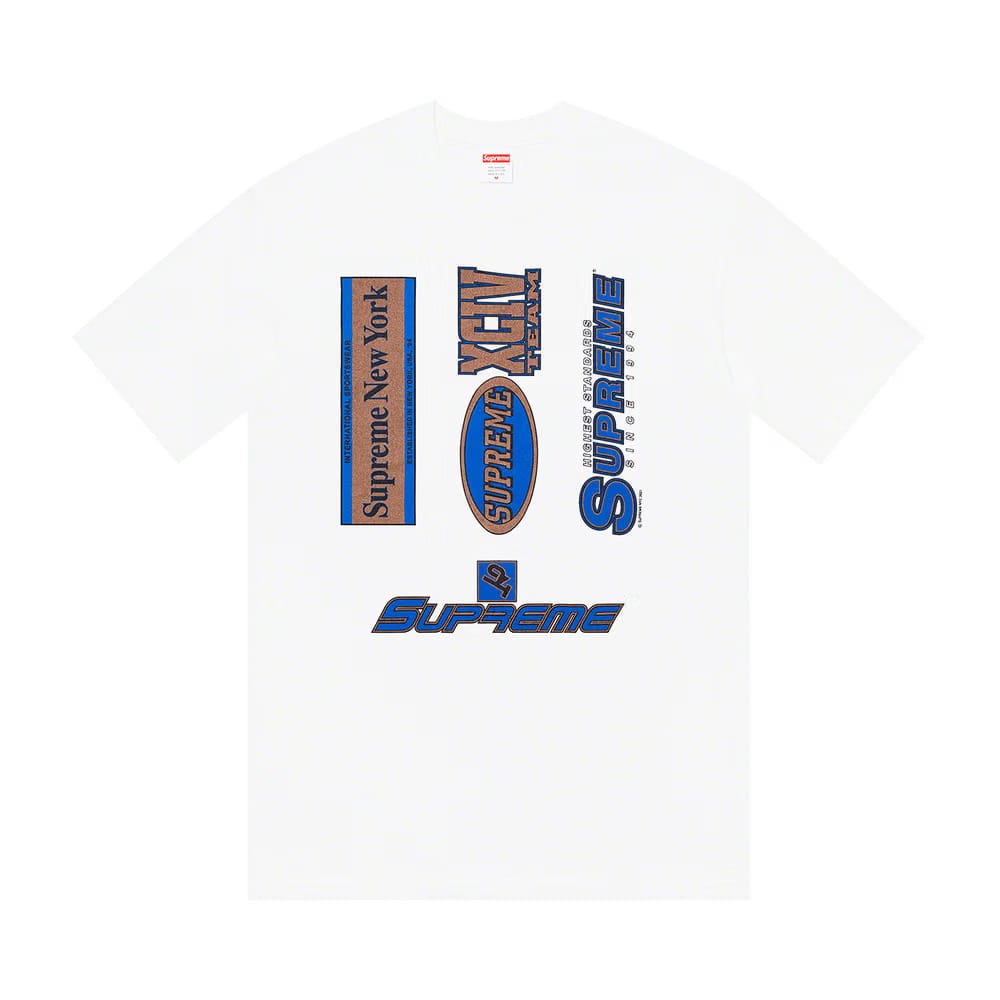 Supreme Multi Logos T-Shirt White