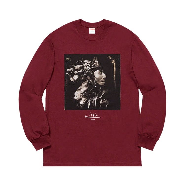 Supreme x Joel-Peter Witkin Harvest Long-Sleeve T-Shirt Burgundy
